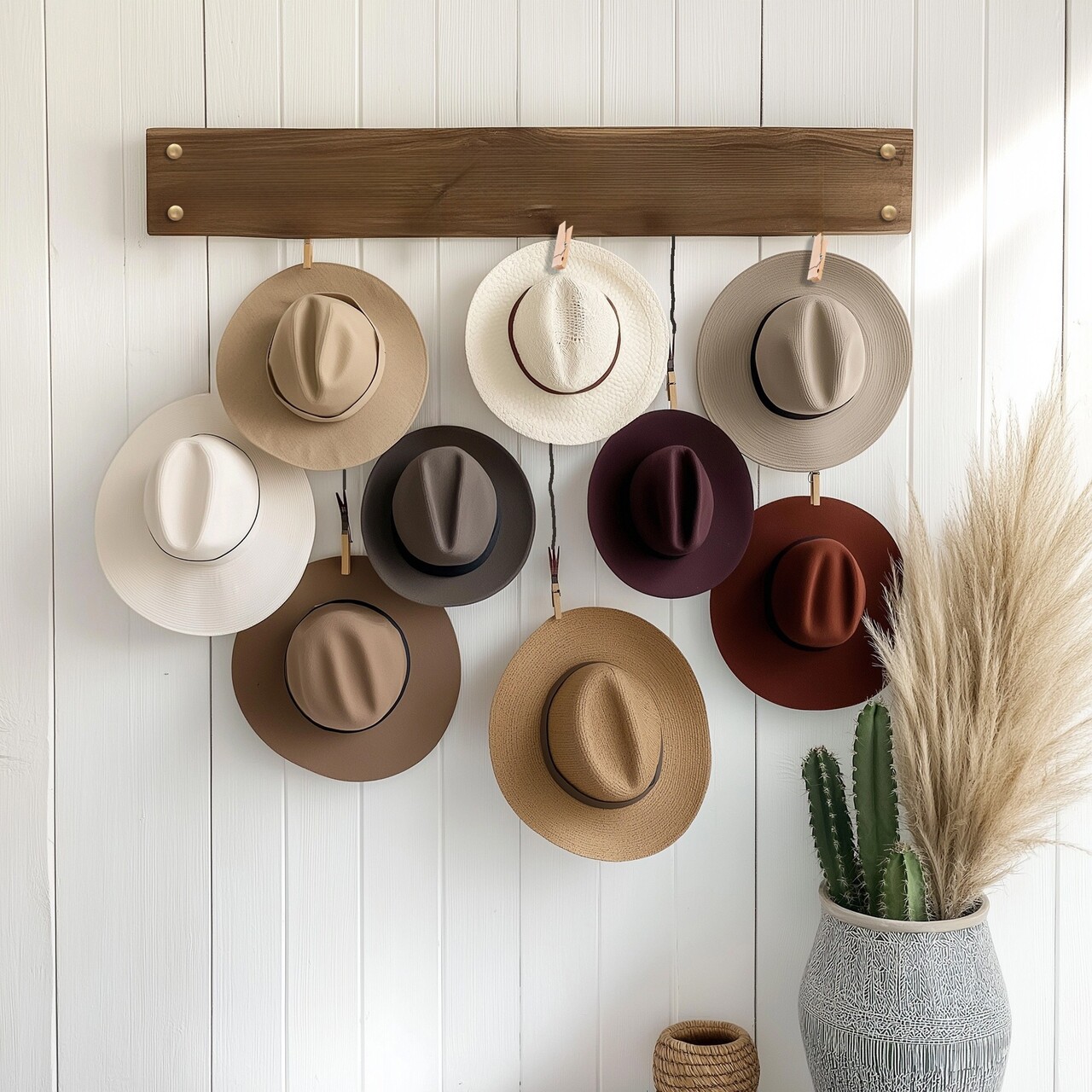 Raft de perete, Hanah Home, Raf288, 100x10x2 cm, Lemn - imagine 5